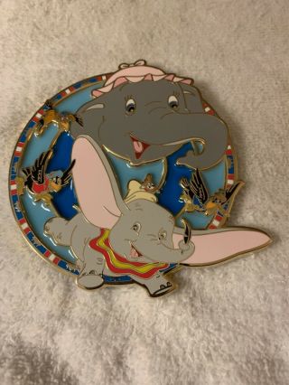 Disney Dumbo Stained Tales Stained Glass Jumbo Fantasy Pin Le 30