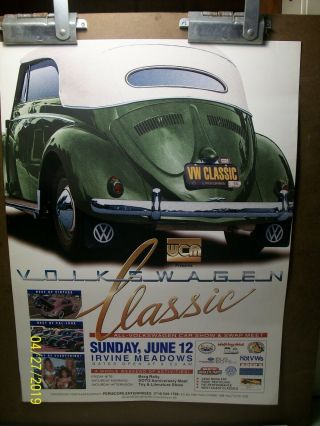 Wcm Volkswagen Classic Event Poster - Irvine Meadows,  Ca Sunday June 12