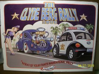 The Clyde Berg Rally 2006 Poster (volkswagen) - Limited To 1,  000 Copies
