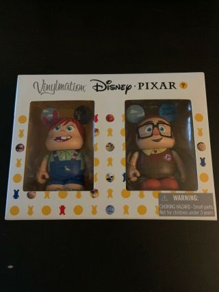 Carl And Ellie Figures Up Disney Pixar Vinylmation Set