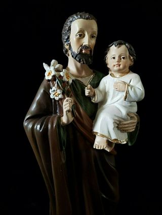 Saint Joseph Infant Jesus Catholic Religious Statue