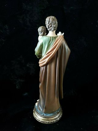 Saint Joseph Infant Jesus Catholic Religious Statue 4