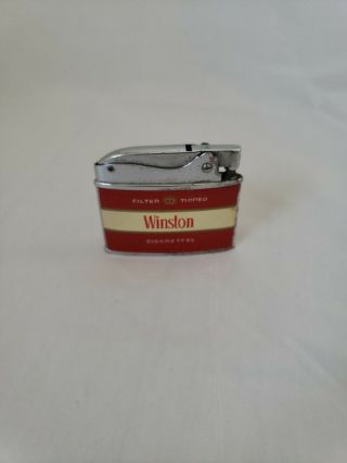 Vintage Winston Cigarette Lighter Crown Made In Japan
