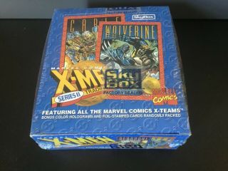 1993 Skybox Marvel X - Men Series 2 Box 36 Packs Of Cards Factory