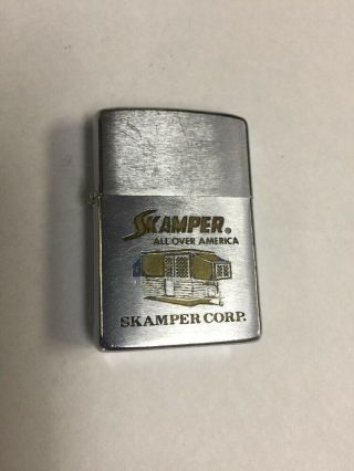 Vintage 1976 Zippo Lighter Amf “skamper Corp”