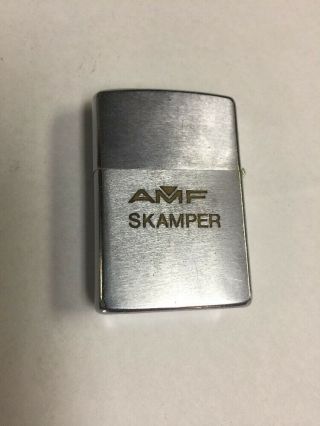 Vintage 1976 Zippo Lighter AMF “Skamper Corp” 2