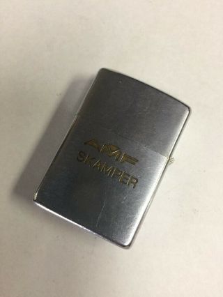 Vintage 1976 Zippo Lighter AMF “Skamper Corp” 6