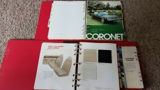 1973 Dodge Dealer Car & Truck Data Book/Car Selector & Color & Trim Selector 2