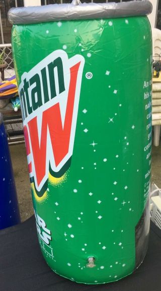 Star Wars Phantom Menace Giant Jar Jar Mountain Dew Can Inflatable Float Display 2