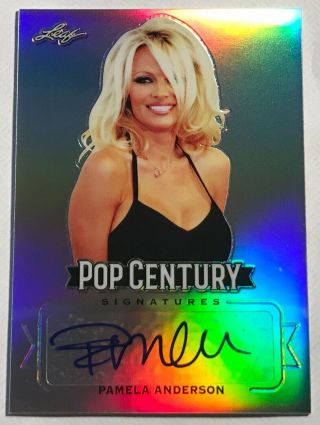 2019 Leaf Pop Century Pamela Anderson Baywatch Signatures Auto Autograph