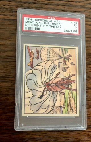 1938 Horrors Of War 144 Meat On The Hoof Psa Graded 5 Ex