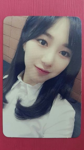Aoa Mina Official Photocard Week Ver.  4th Album Good Luck Photo Card 민아
