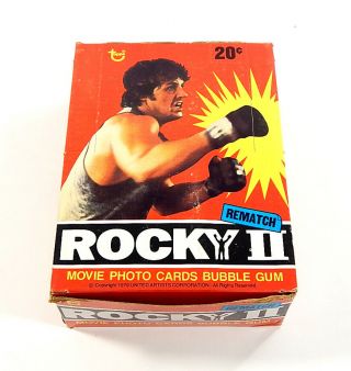 1979 Topps Rocky Ii 2 Trading Card Box 36 Packs