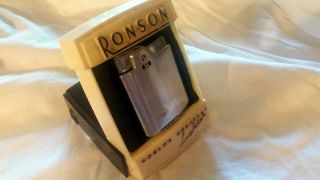 Vintage Ronson Essex Lighter In Case