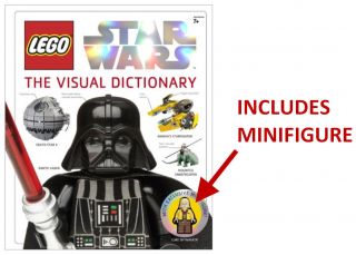 Lego Star Wars The Visual Dictionary - Includes Minifig - Encyclopedia Book