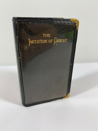 1926 The Imitation Of Christ Thomas A Kempis Leather Benziger Brothers 5  D2