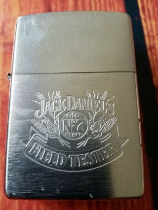 Very Rare Jack Daniels Zippo Comes With 2001zippo Insert Fully