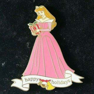Disney Princess Aurora Sleeping Beauty Christmas Happy Holiday Pin