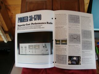 1978 Pioneer SA - 6700 Amplifier Spec Sheet Booklet 2