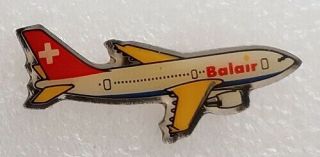 Balair Was A Swiss Airline Until 1993 Lapel Pin Badge