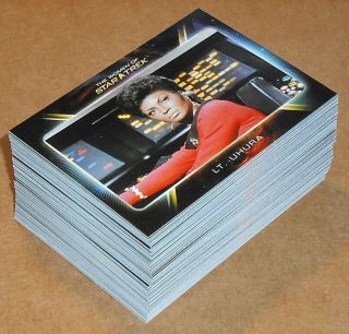 Women Of Star Trek (rittenhouse 2010) Complete 81 - Card Base Set
