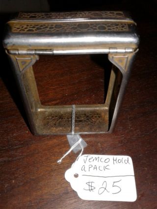 Vintage Cigarette Pack Holder Jemco Hold A Pack