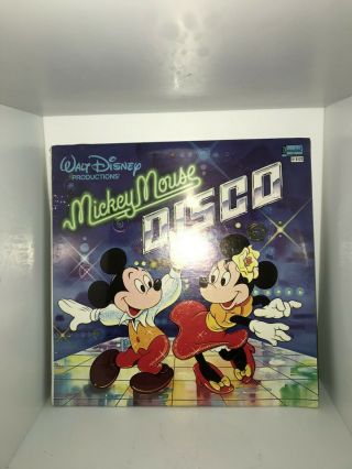 Walt Disney 3 Records Mickey Mouse Disco Children 