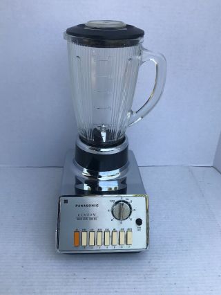 Panasonic Mx 260 Custom Solid State Control 5 Cup 7 Speed Blender W/ Timer