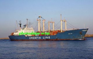 1 Slide Of Croatia Line 1974 - Built Cargo Ship Baltik