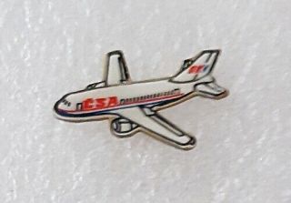 Czech Airlines (csa) The National Airline Of The Czech Republic Lapel Pin Badge