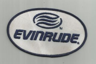 Vintage Evinrude Outboard Boat Motor Company Patch Boating Fishing Water Skiing