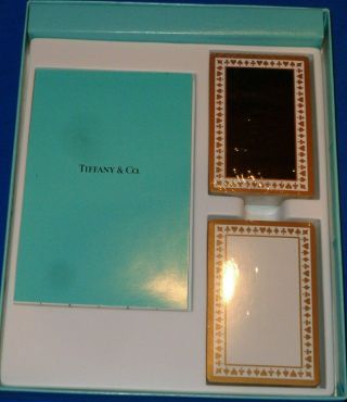 Vintage Tiffany & Co.  Deluxe Playing Cards 2 Deck Set w/ Bridge Score Pads 2