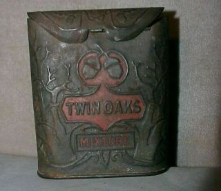Vintage Twin Oaks Tobacco Pocket Tin