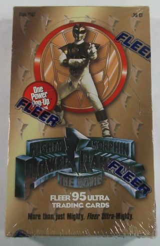 1995 Fleer Ultra Mighty Morphin Power Rangers The Movie Trading Card Box 36 Pack