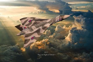 Avro Vulcan Last Flight 2015 Canvas Prints Various Sizes Delivery