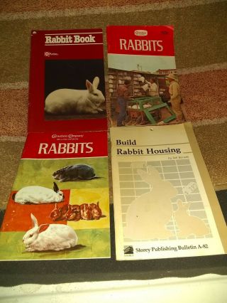 1980s Vintage Rabbit Care Booklets