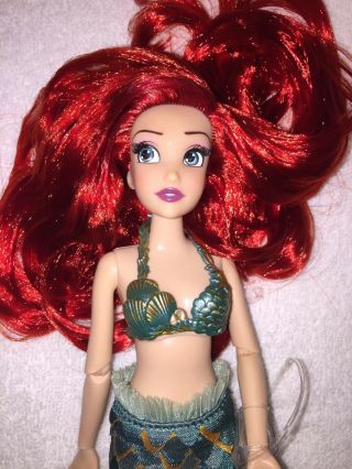 Disney Little Mermaid Fairytale Designer Ariel Doll Limited Edition De - Boxed
