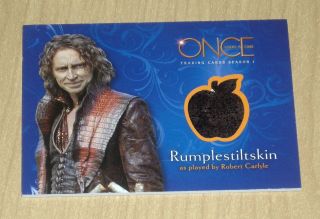 2014 Cryptozoic Once Upon A Time Wardrobe Rumplestiltskin Robert Carlyle M03
