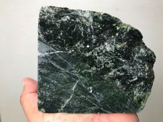 TOP QUALITY SOLID GREEN JADE ROUGH 2.  5 lb - FROM TAIWAN 4