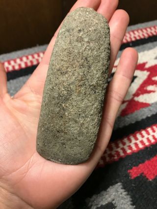 Mlc S3581 4” Polished Hardstone Stone Celt Artifact Old Relic From Illinois