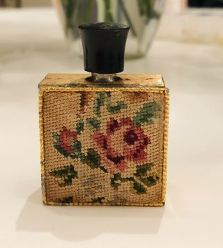 Vintage Petit Point Perfume Bottle