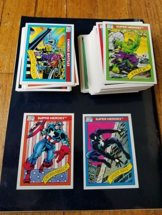 1990 Marvel Universe Series 1 Complete Set 162 Cards