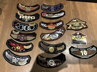 Harley Davidson Hog Patches And Pins