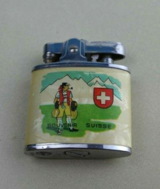 Vintage Souvenir Suisse Japan Cigarette Lighter