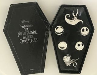 Disney Store Japan Pin 104815 Jds Nightmare Before Christmas 2014 6 Pin Set Box