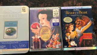 Walt Disney Treasures Silly Symphonies Disc Set (plus - Snow White&beauty Beast