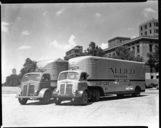 1944 White Truck Press Photo 0092 - Allied Van Lines - General Van & Storage Stl
