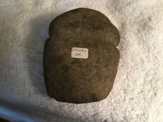 Native American Indian Stone Axe Head,  Tomahawk Fully Grooved