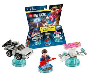 Lego Dimensions Level Pack 71201 Back To The Future Marty Mcfly