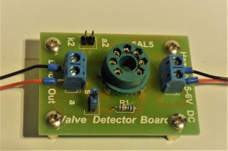 6AL5 /CV140 Valve detector board assembled with quality tube / Crystal radio Mod 2